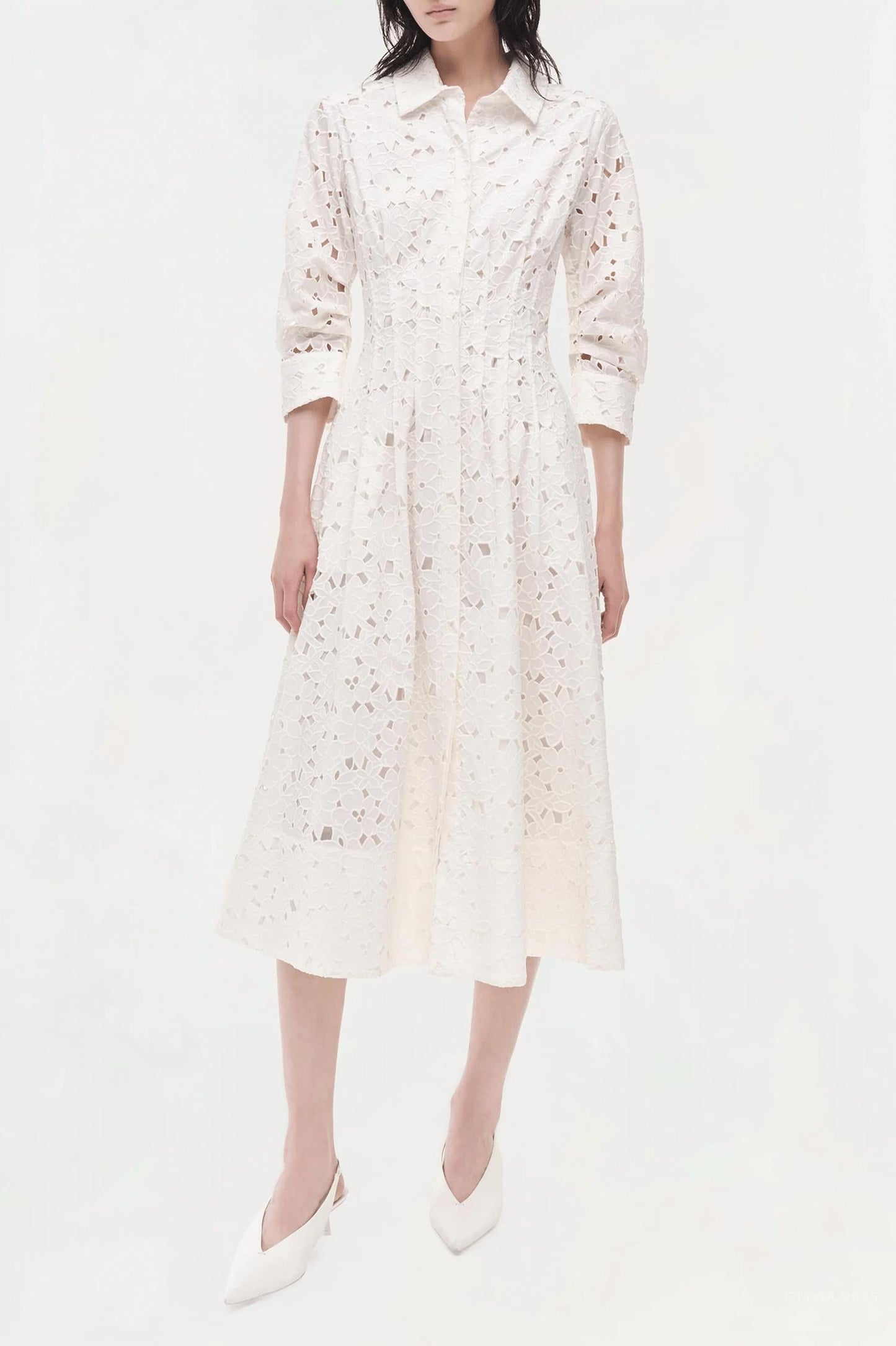 Simkhai - Jazz Embroidered Midi Dress