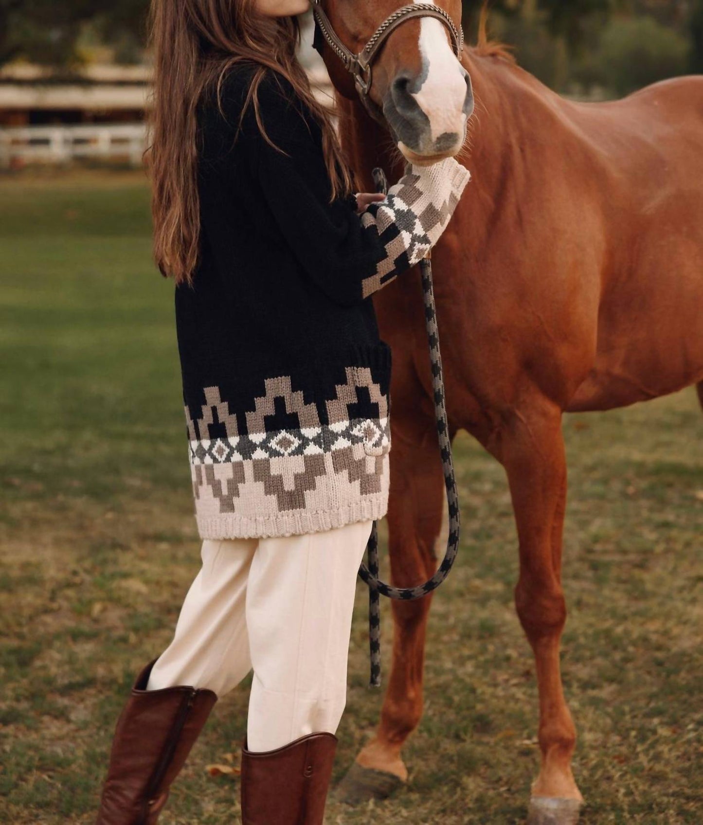 27 Miles Malibu - Demeree Cardigan With Southwestern Pattern