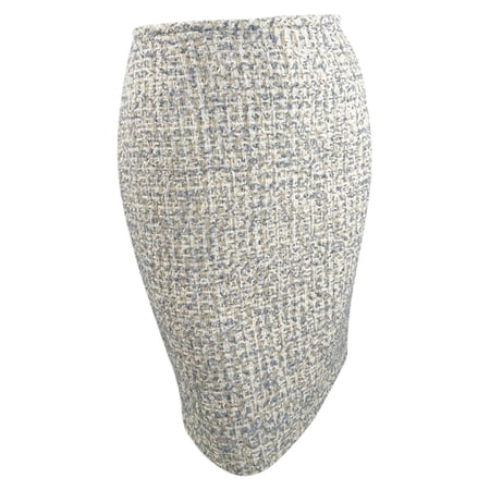 Calvin Klein Women s Tweed Pencil Skirt (14  Zen Multi)
