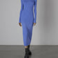 Enza Costa - SILK RIB L/S SCOOPBACK DRESS