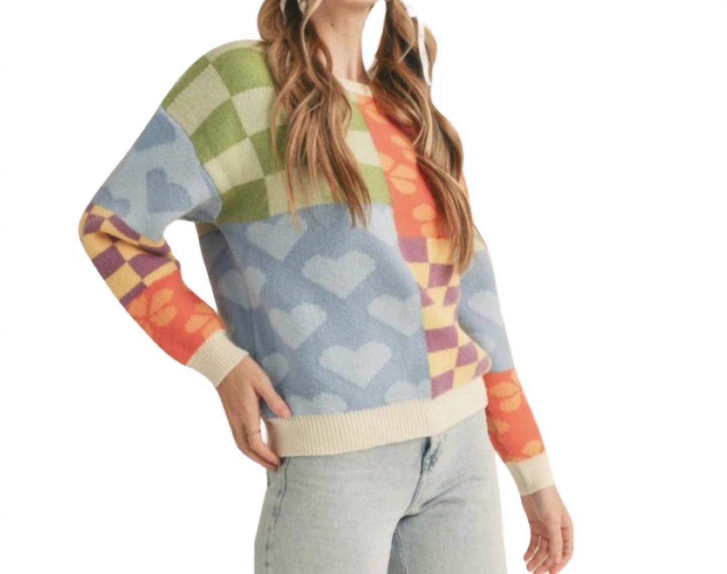&Merci - Patch Pattern Sweater
