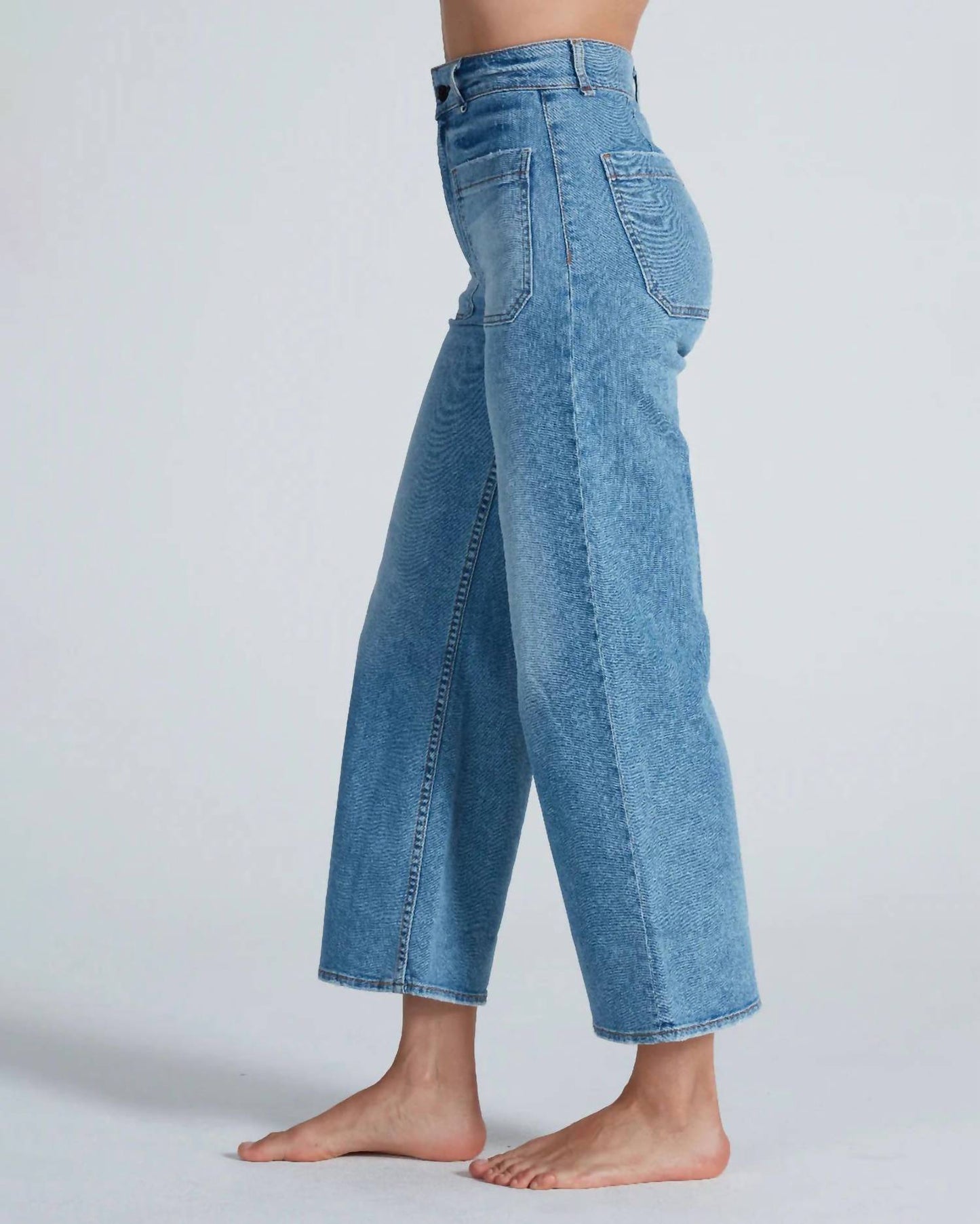 Askk Ny - Cropped Sailor Jeans