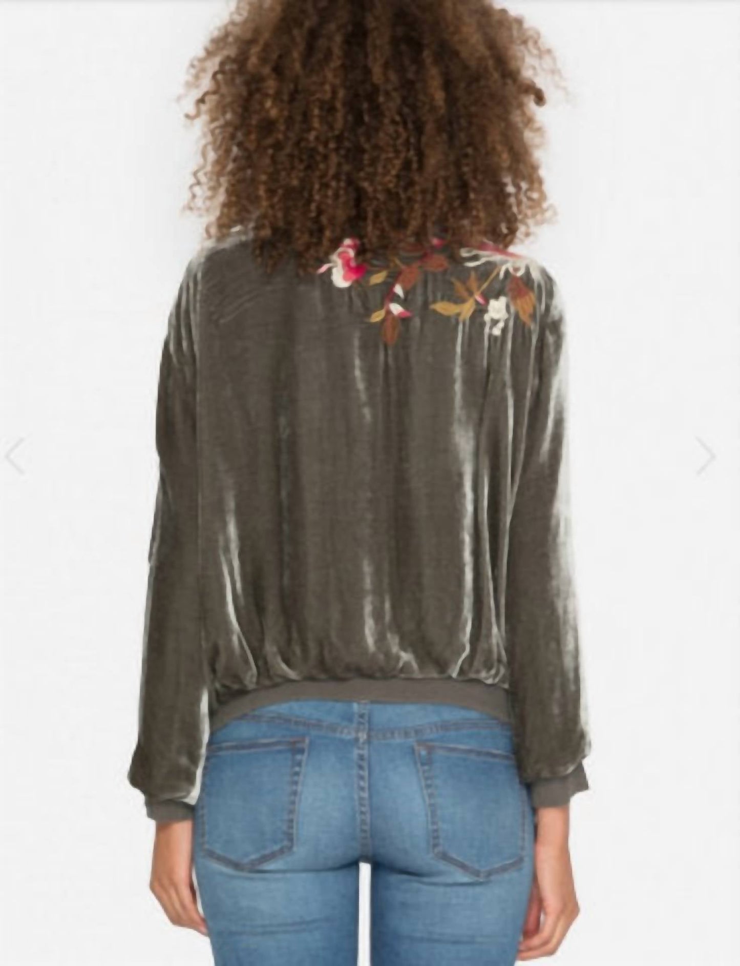 Johnny Was - Chrys Velvet Bomber Jacket