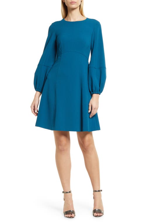 eliza-j-long-sleeve-a-line-dress-teal