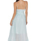 Akalia - Adeli V Neck Midi Dress