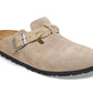 Birkenstock - Women's Boston Braided Suede Clogs