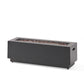 Modern Dark Grey 40' Outdoor Iron Propane Fire Pit