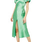 Topshop - Angel Sleeve Bias Cut Satin Midi Dress