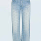 Pistola - Lexi Mid Rise Bowed Straight Jeans