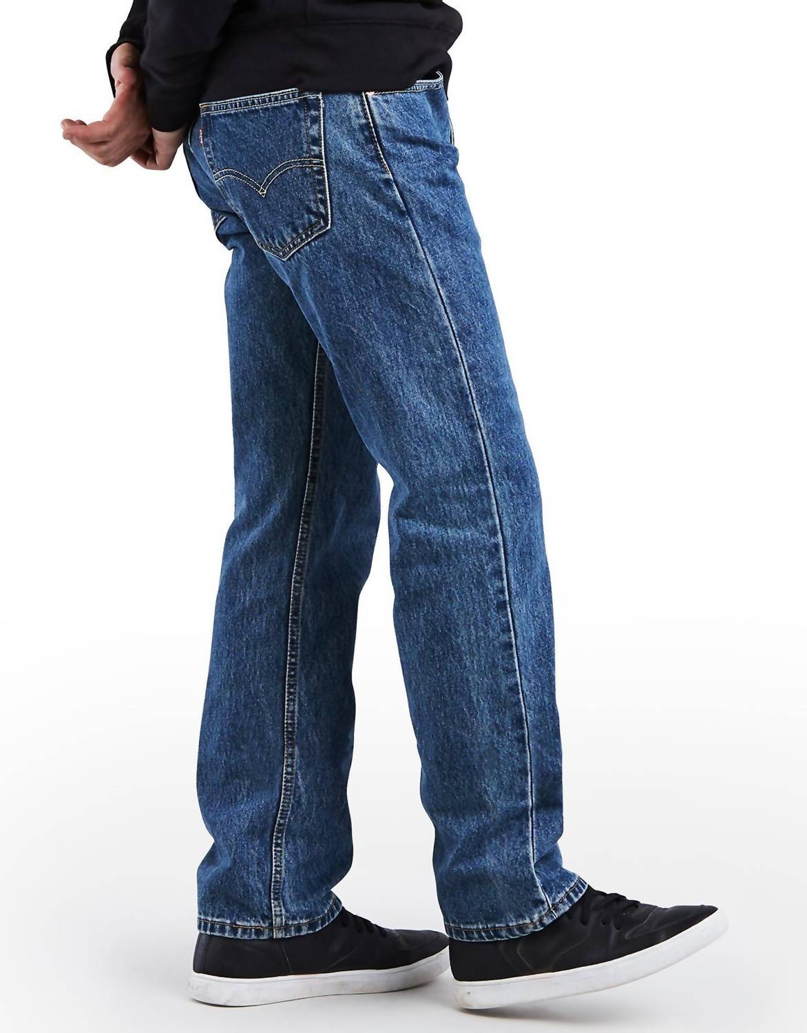 Levi'S - 505 Regular-fit Stonewashed Straight-leg Jean