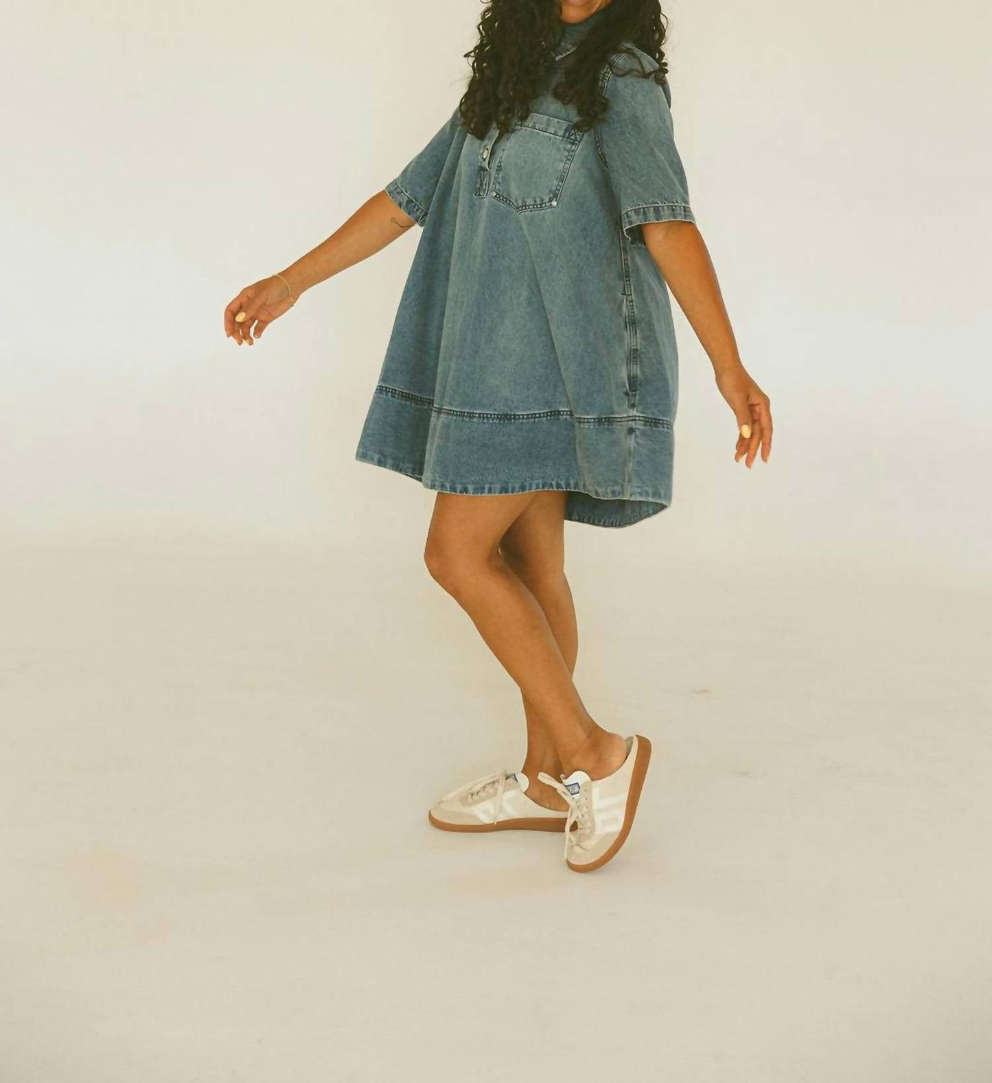 Free People - Remino Denim Mini Dress