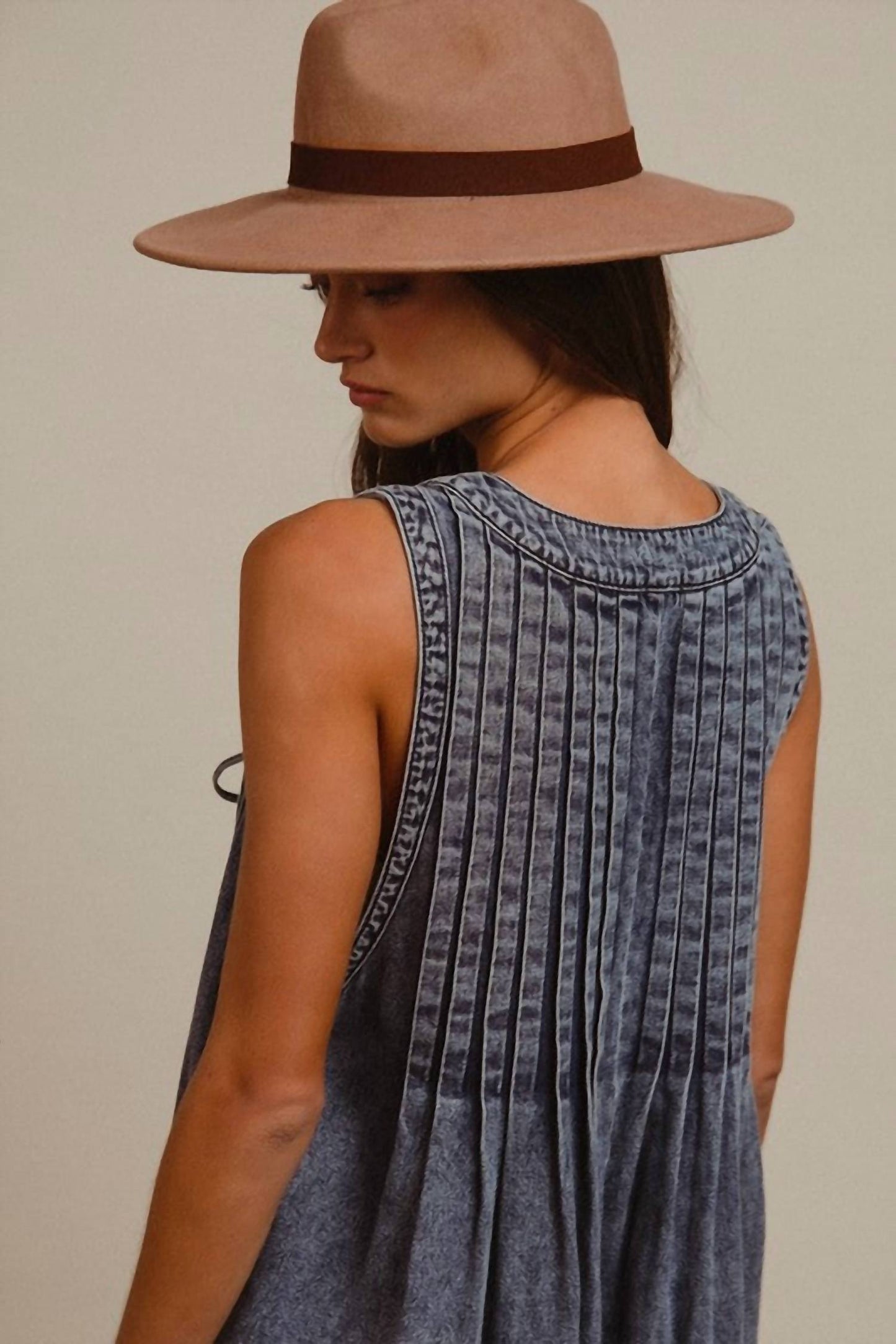 Bibi - Denim Romper