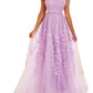 Ellie Wilde - Corset Glitter Tulle Prom Dress
