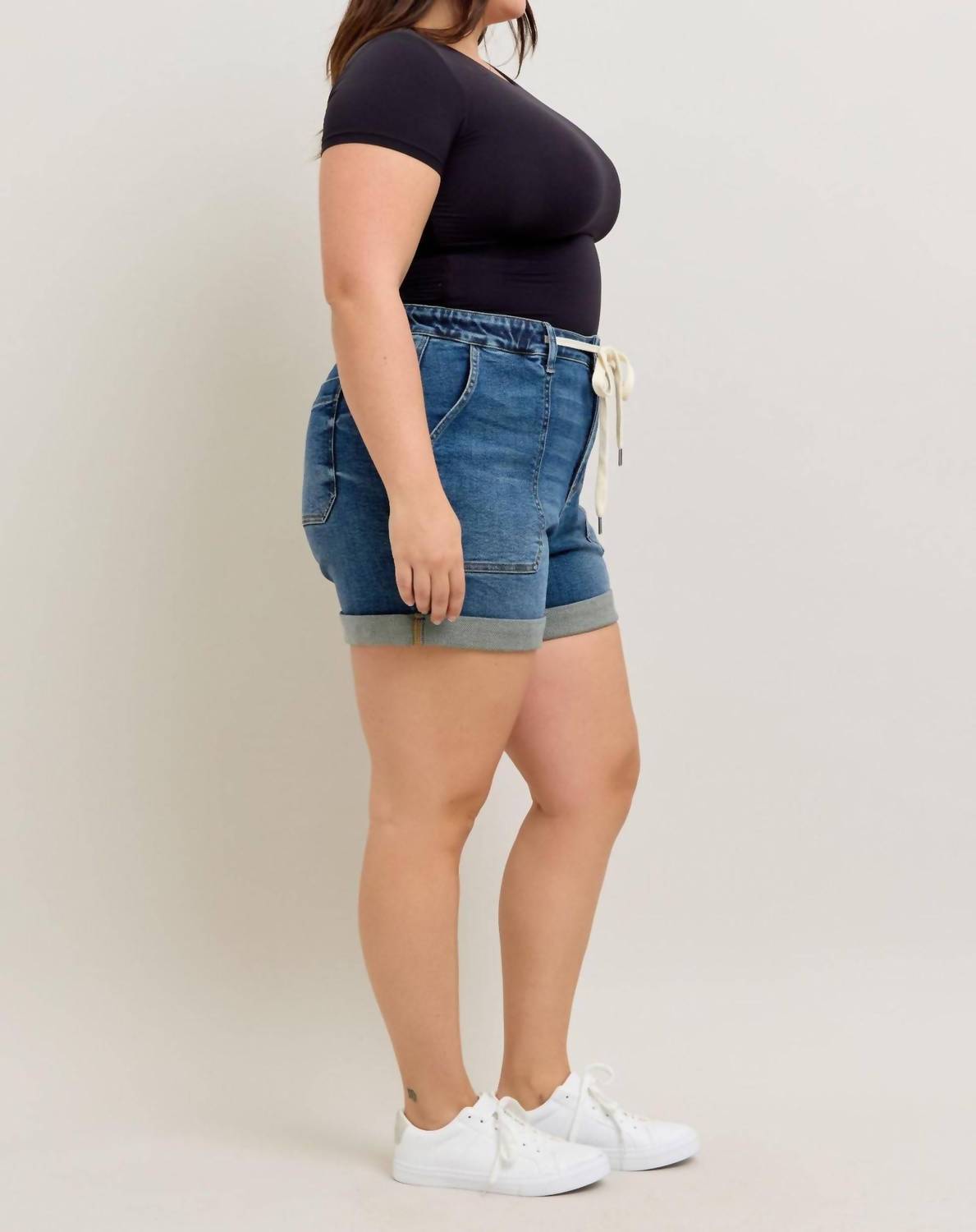 Judy Blue - High Waist Jogger Denim Short