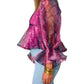 Buddylove - Pammie Puff Sleeve Peplum Top