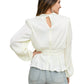 143 Story - Xanidu Long Sleeve Blouse