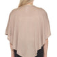 Joseph Ribkoff - Metallic Sweater Knit Poncho Top