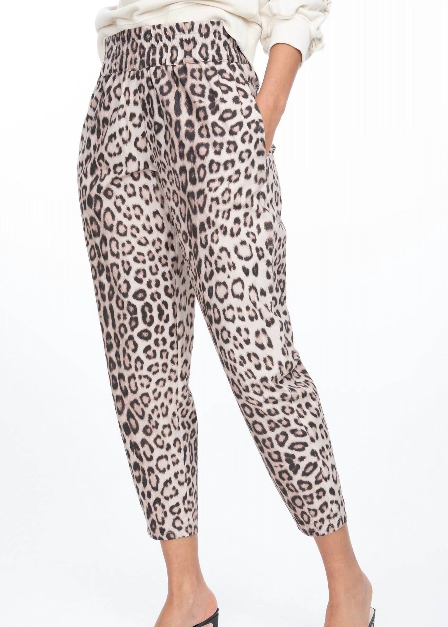 Generation Love - Poplin Leopard Pull On Pants