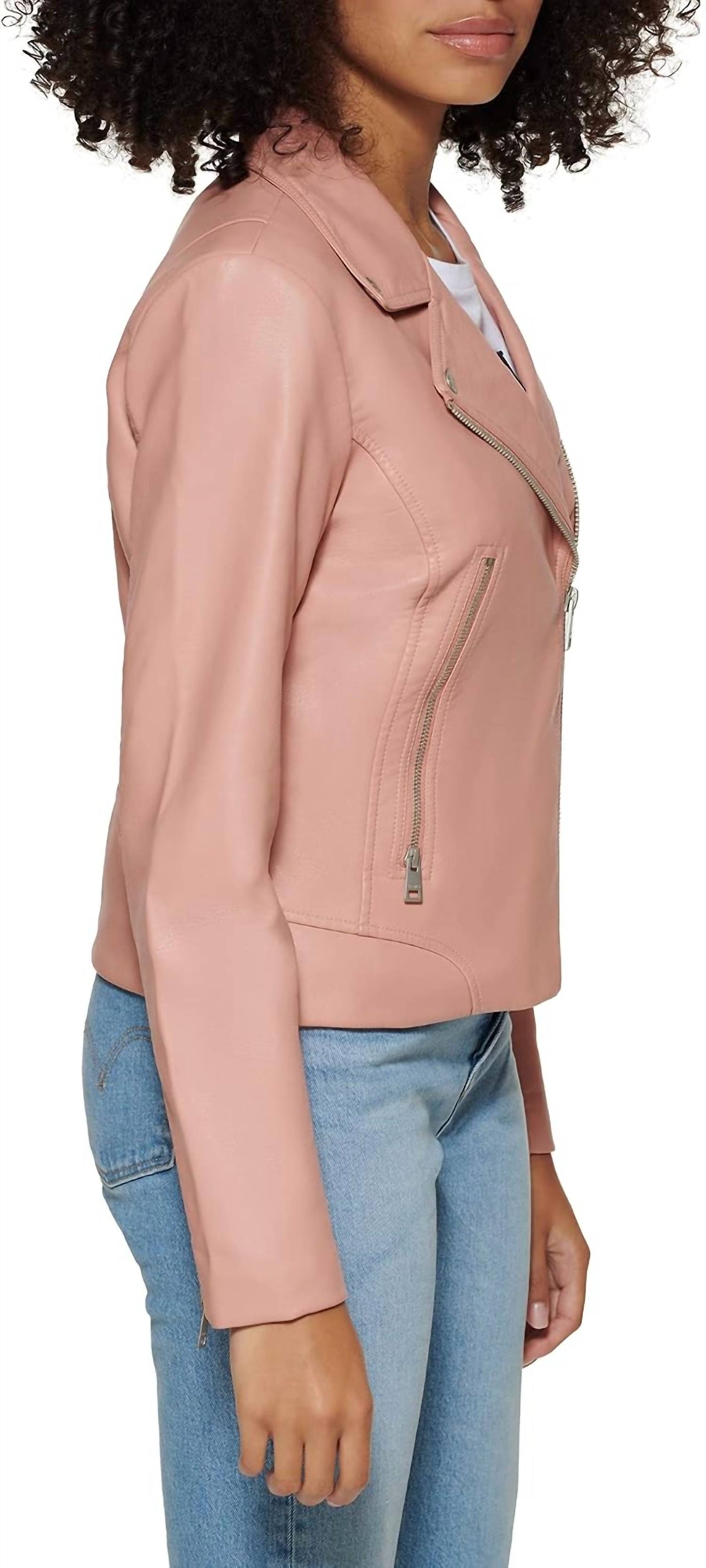 Levi'S - Faux Leather Asymmetrical Moto Jacket