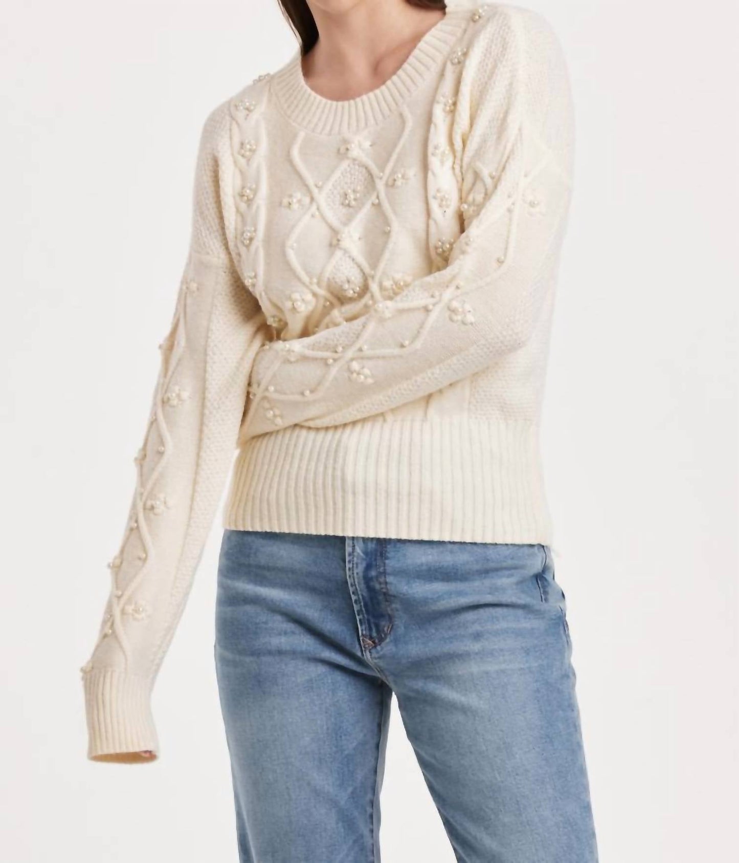 Another Love - Pearl Detail Sweater