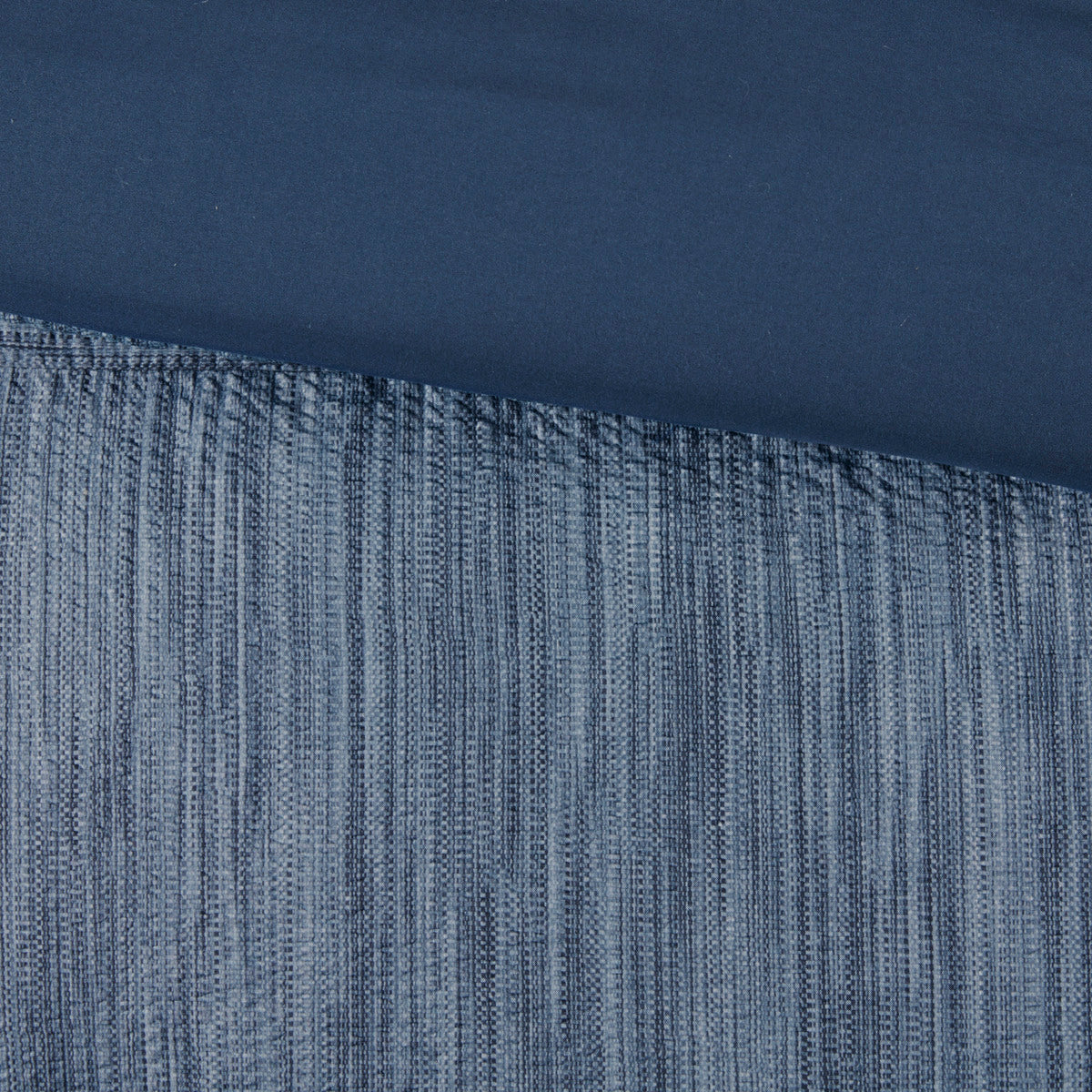 7 Piece Printed Seersucker Comforter Set Navy King
