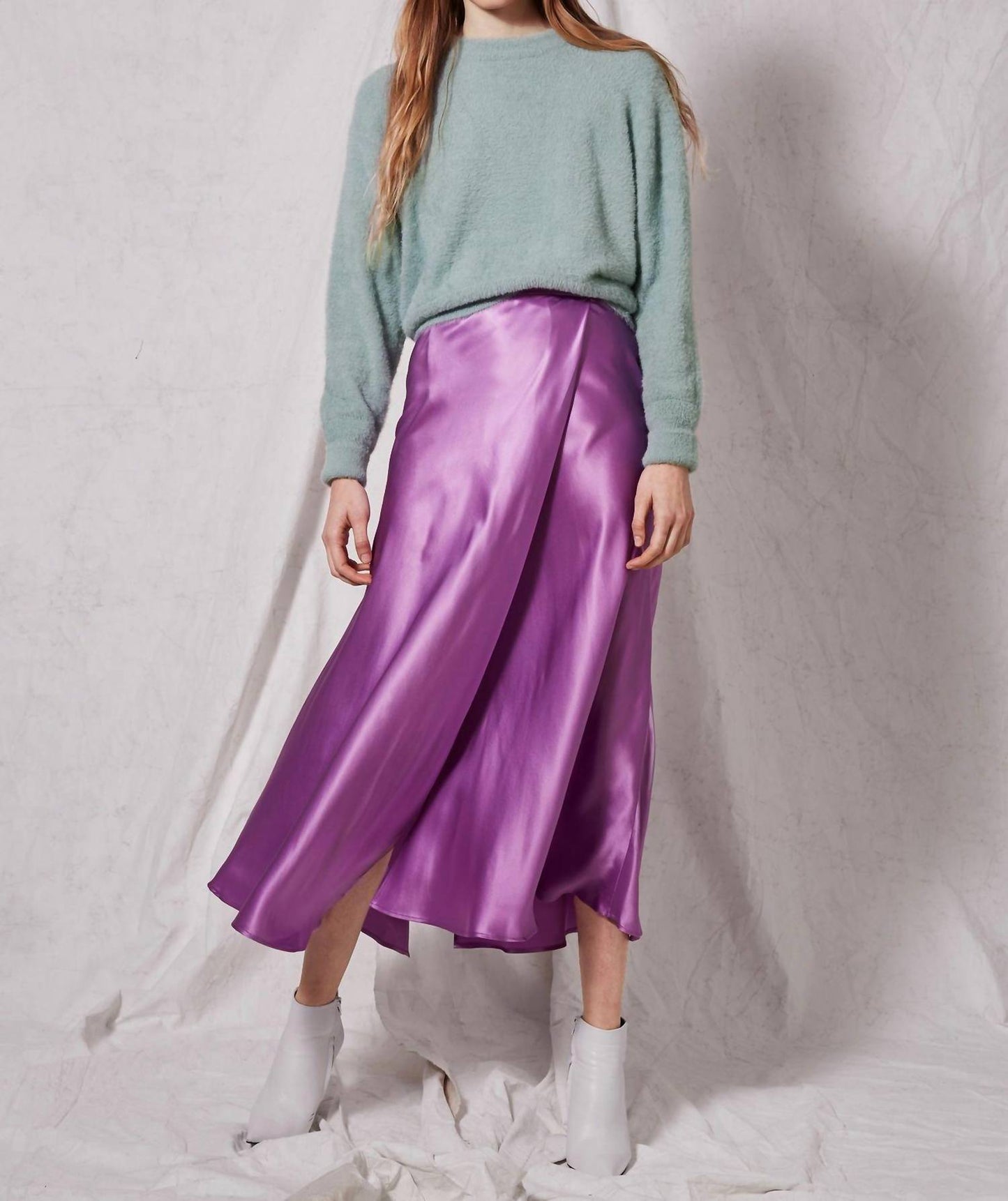Topshop - Eyelash Knitted Fuzzy Sweater