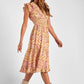 Elan - Midi Sleeveless Ruffle Dress
