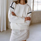 A.Ren - Crewneck Sweater With Side Stitching