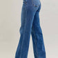 Judy Blue - High Waist Double Button Wide Leg Jeans