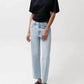 Pistola - Lexi Mid Rise Bowed Straight Jeans
