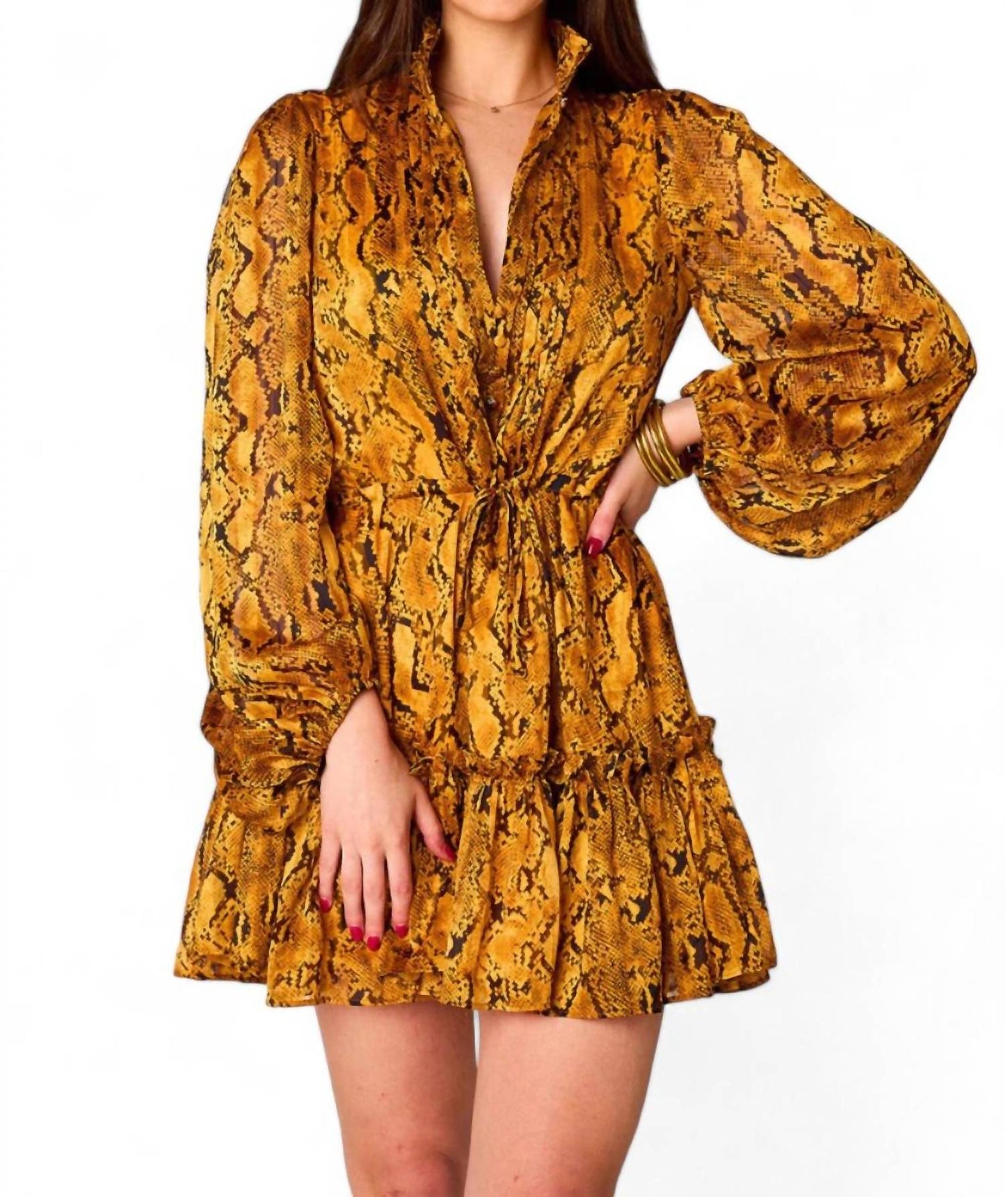 Buddylove - GRACE LONG SLEEVE SHORT DRESS