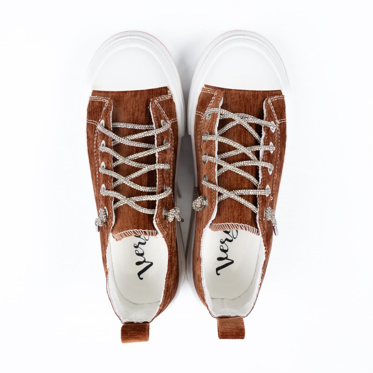 Very G - Women's Aman Rhinestone Lace Up Sneaker