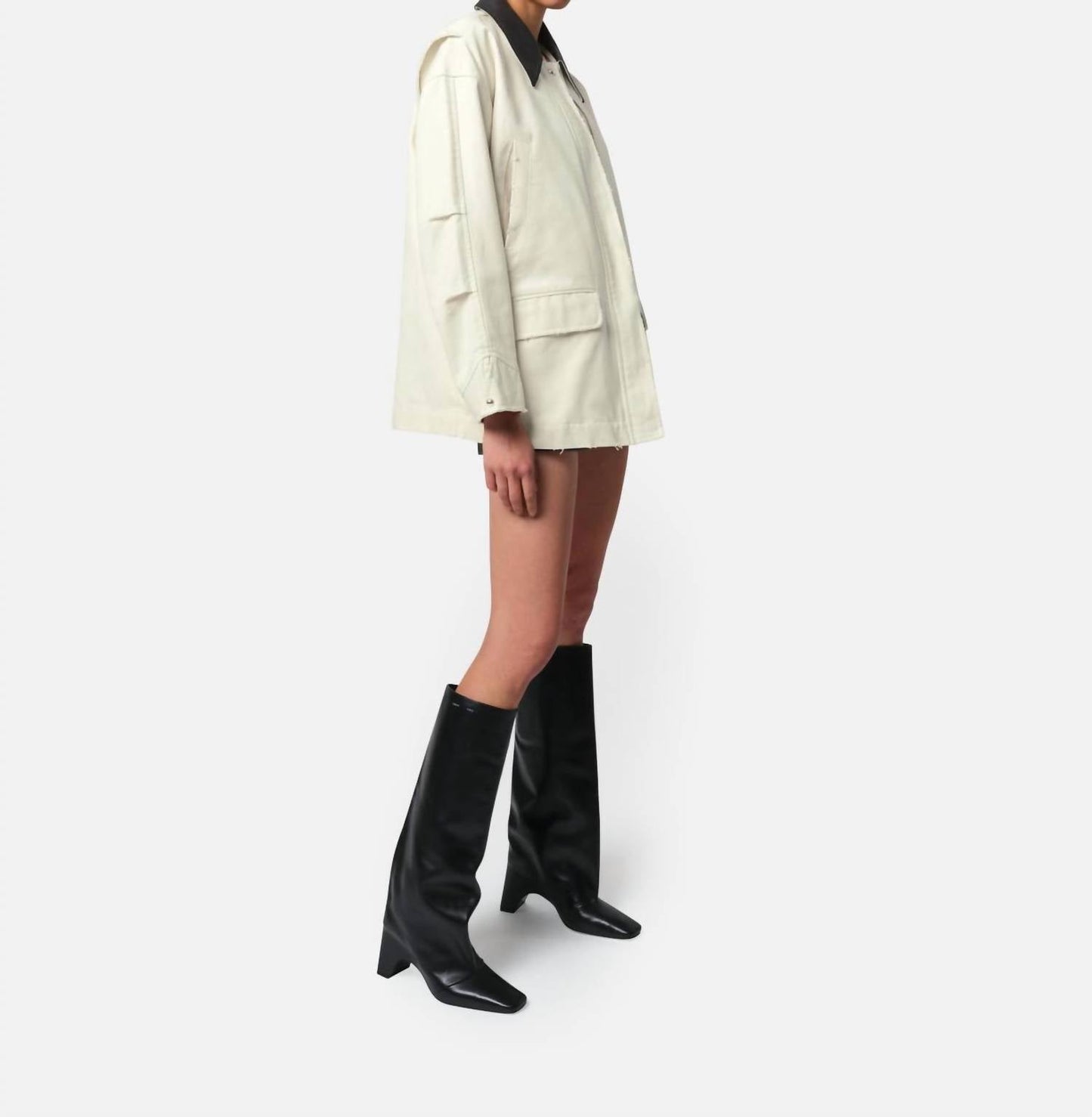 Apparis - Deconstructed Canvas Barn Jacket