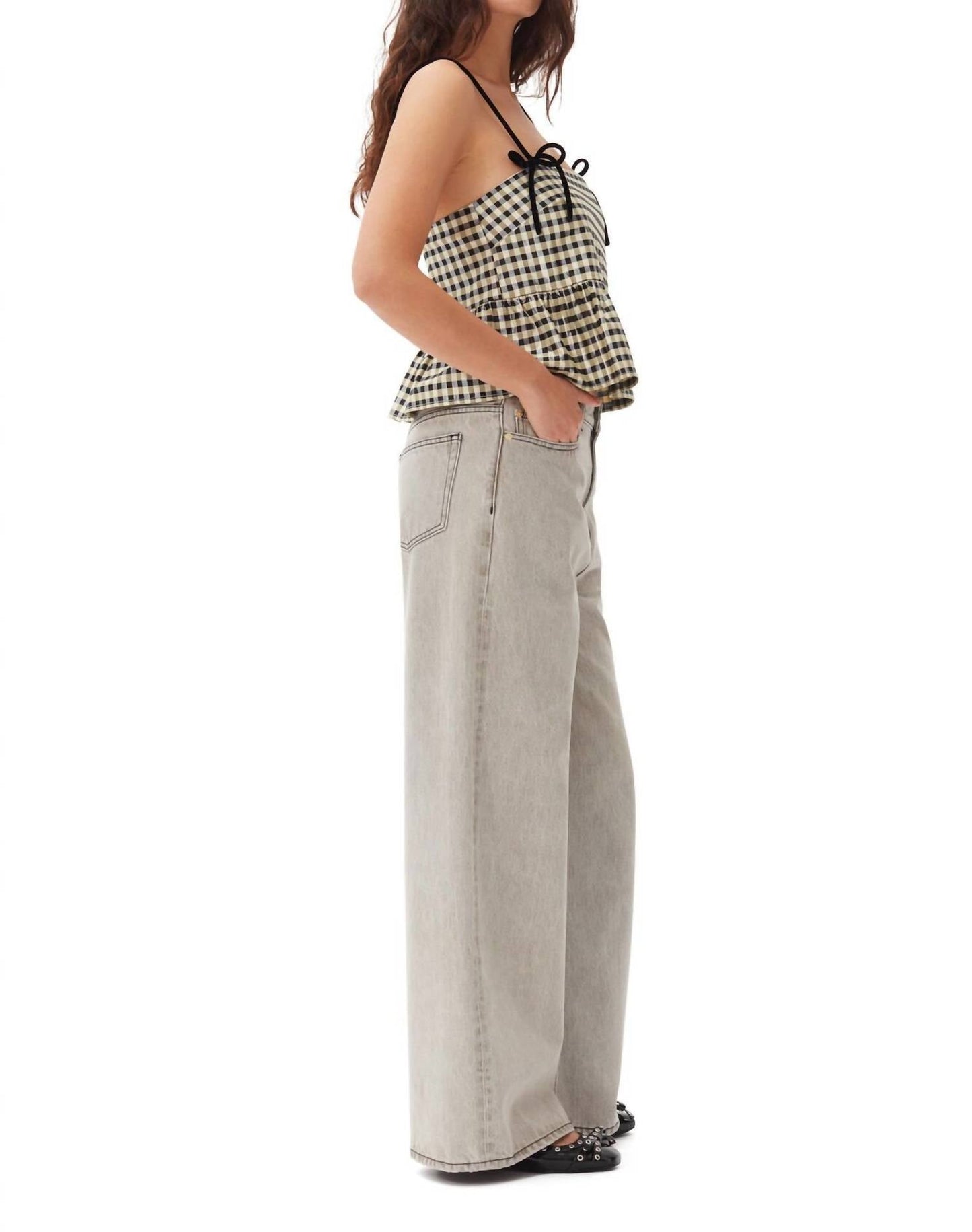 Ganni - Future Denim Wide Jeans