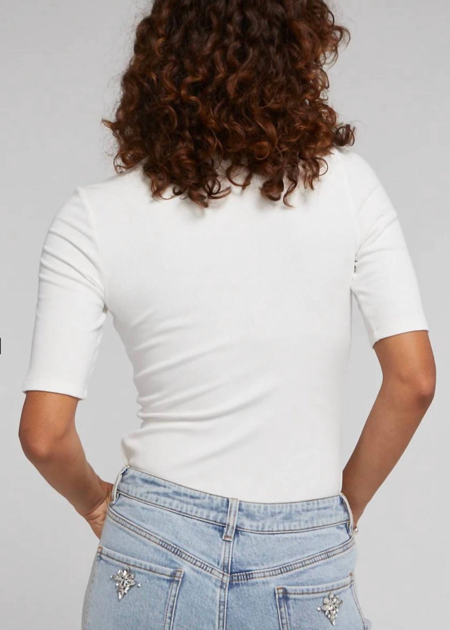 Generation Love - applique trim rib short sleeve tee