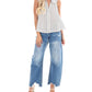 Ee:Some - Look My Way Stripe Collar Top