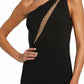 Mac Duggal - One Shoulder Gown With Sheer Embellished Cut Out