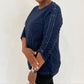 Elliott Lauren - Hannah Crew Neck Ruched Sleeve Tee