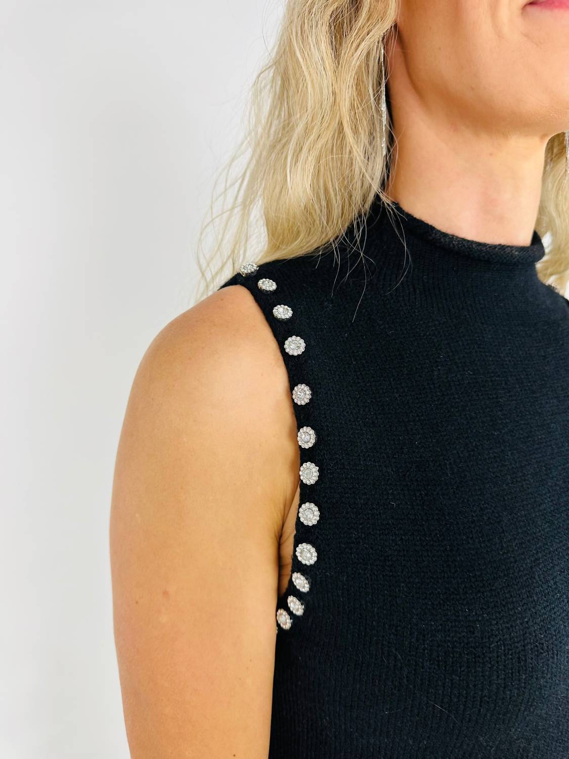 Entro - Dani Rhinestone Gem Top
