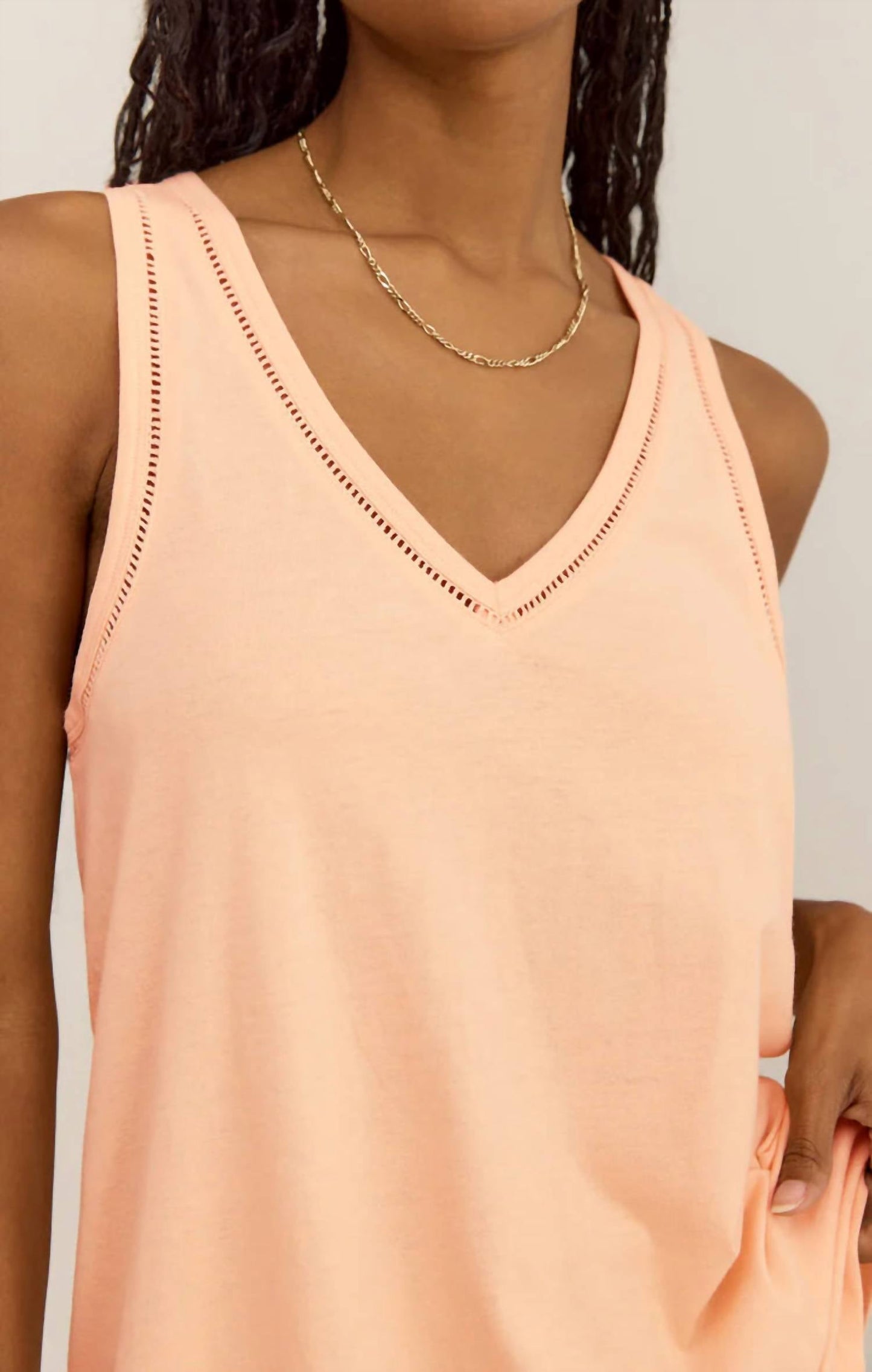 Z Supply - Vagabond Lace Trim Tank Top
