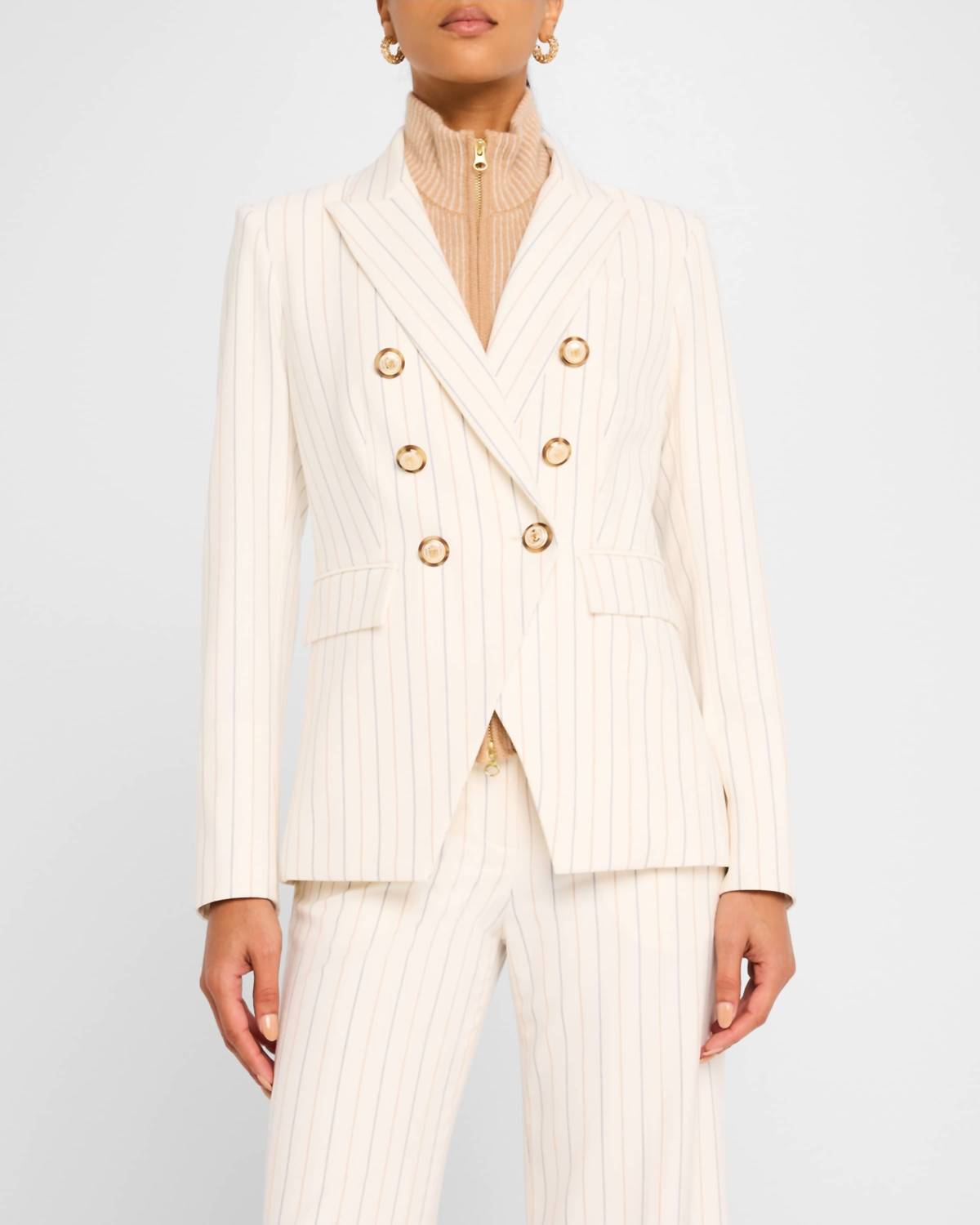 Veronica Beard - Miller Pinstripe Dickey Jacket