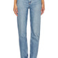 Agolde - High Rise Stovepipe Straight Cotton Jean