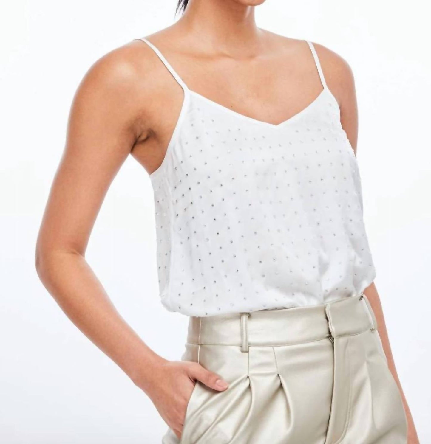 Generation Love - Rory Crystal Silk Camisole Top