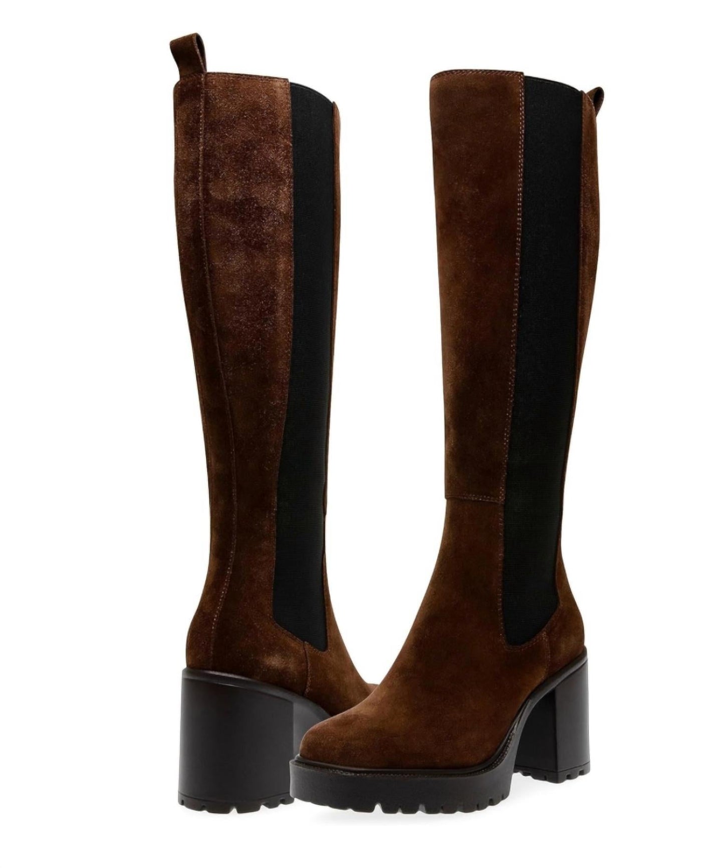 Steve Madden - Women's Square Toe Suede Knee High Boot