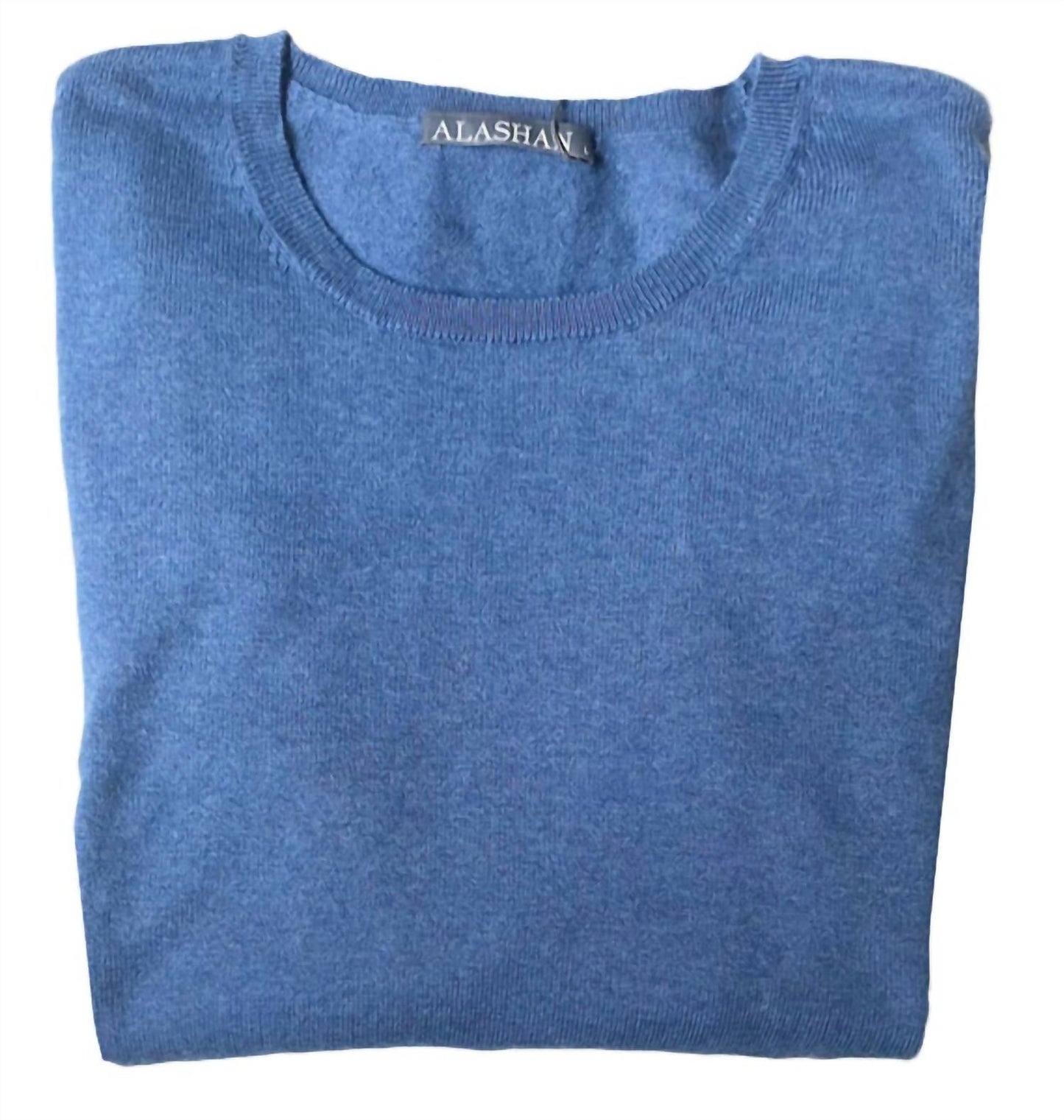 Alashan Cashmere - COTTON CASHMERE CLASSIC CREW NECK PULLOVER