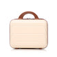 14'/20' 2-Piece Beige ABS Spinner Wheel Luggage Set