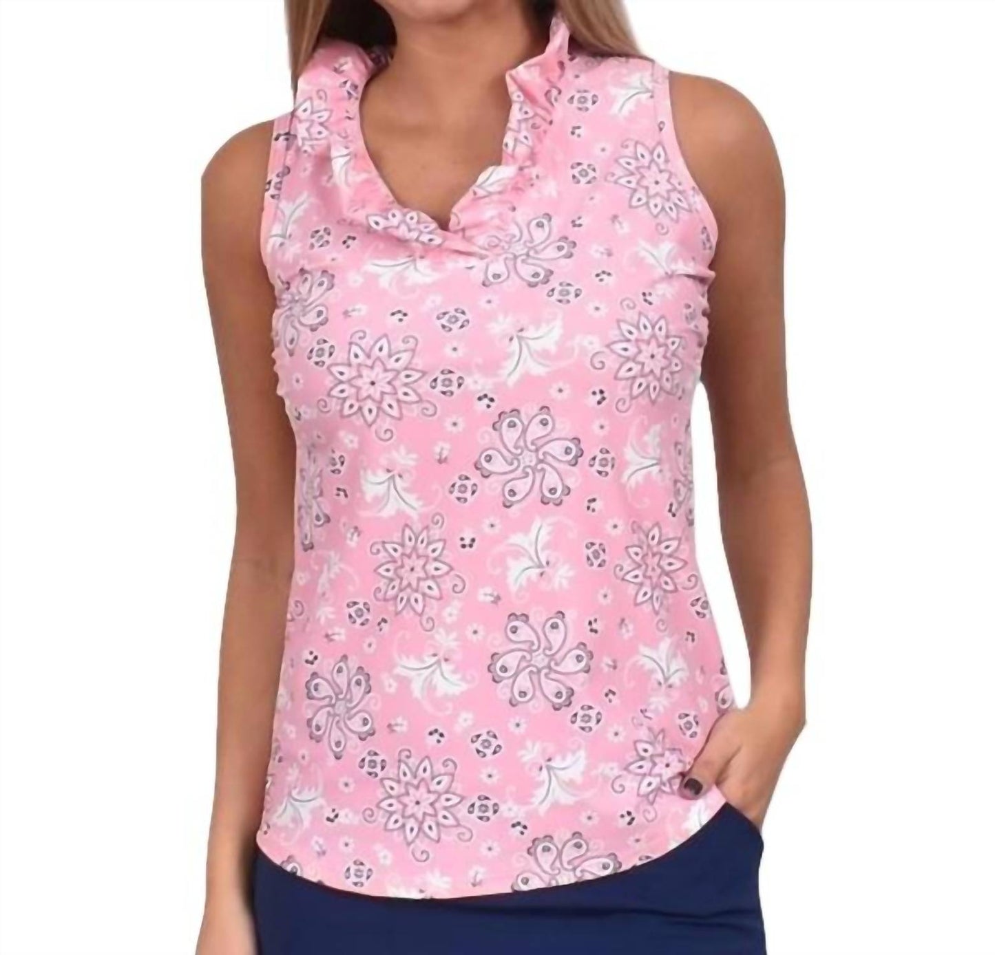 Southwind - Pebble Beach Ruffle Top
