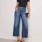 Good American - Wide Leg Cropped Palazzo Jeans