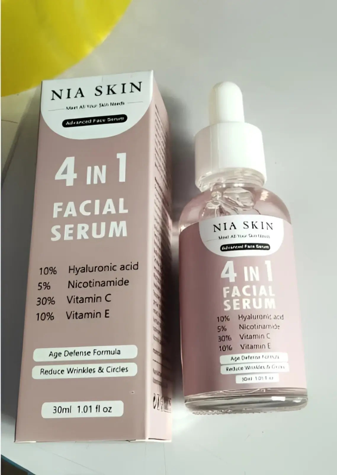 4-in-1 Facial Serum with Vitamin c and Niacinamide 30ml