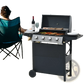 4 Burner Propane Gas Grill 34000 Btu Stainless Steel